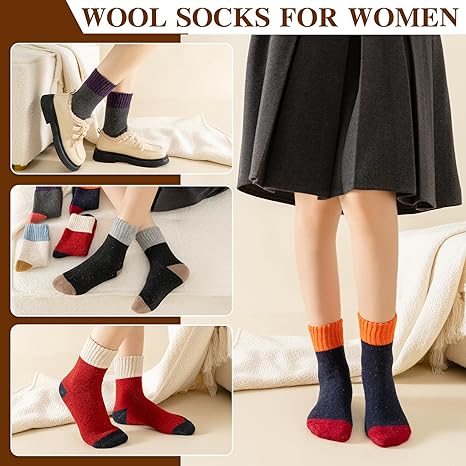 Trifabricy Wool Socks for Women